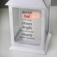 Personalised Your Light Shines Bright White Lantern Extra Image 2 Preview
